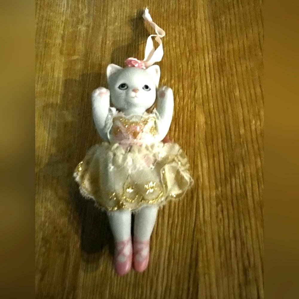Kitty cucumber Ballerina Ornament